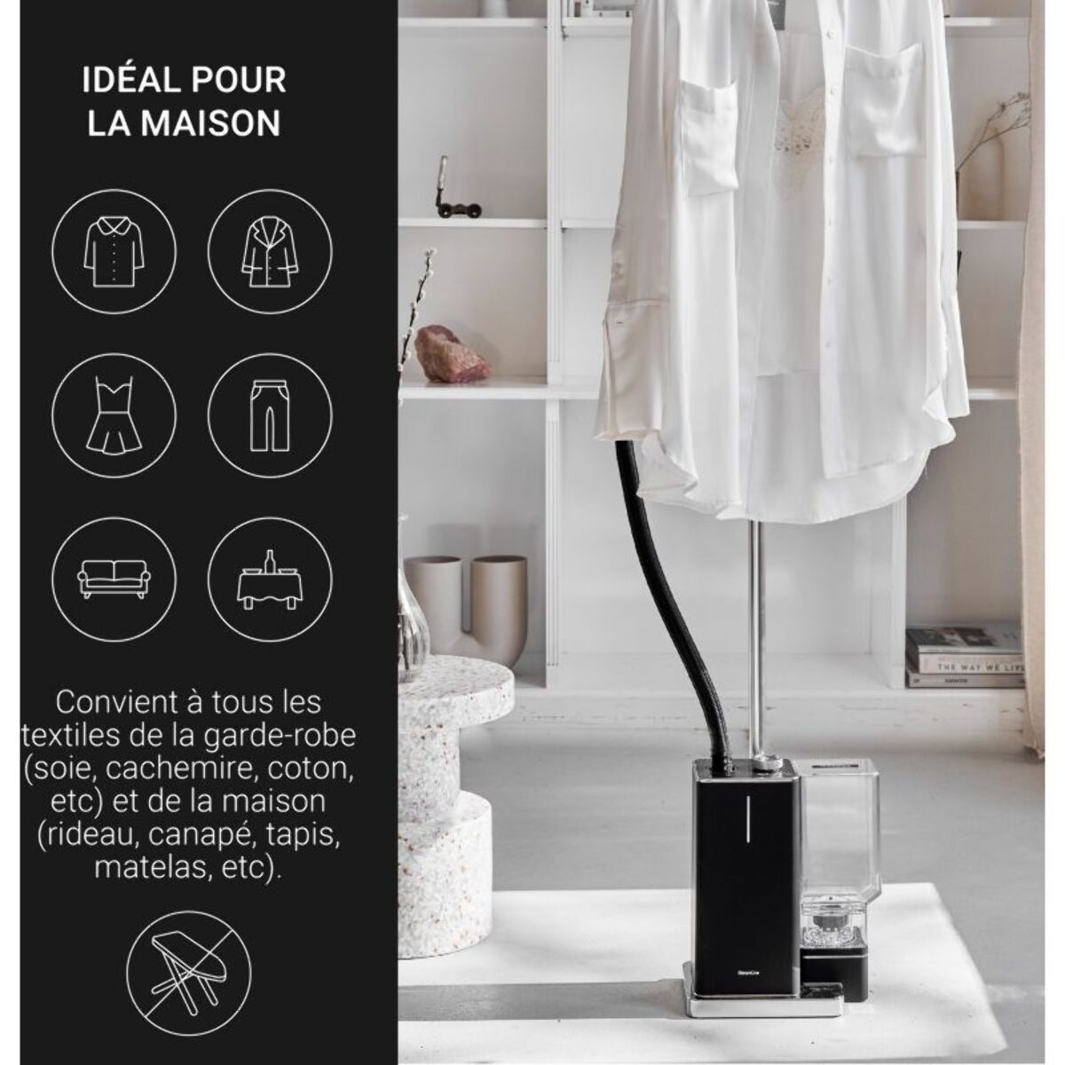 Défroisseur vapeur STEAMONE EUES200B V2 George