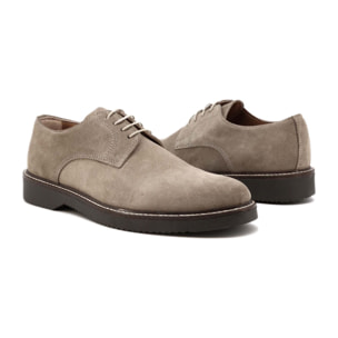 Zapatos Oxford para Hombre - Duca di Morrone Alessio Suede Taupe