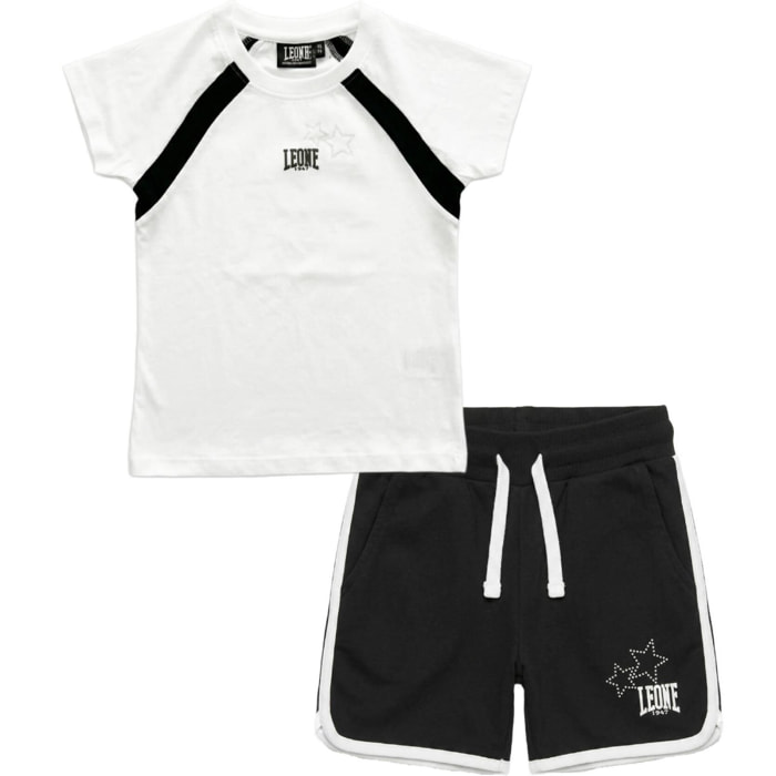 Conjunto de camiseta y pantalón corto para niña de la marca Light