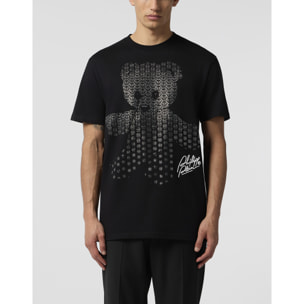 PHILIPP PLEIN Round Neck T-Shirt Teddy Strass Teddy Bear