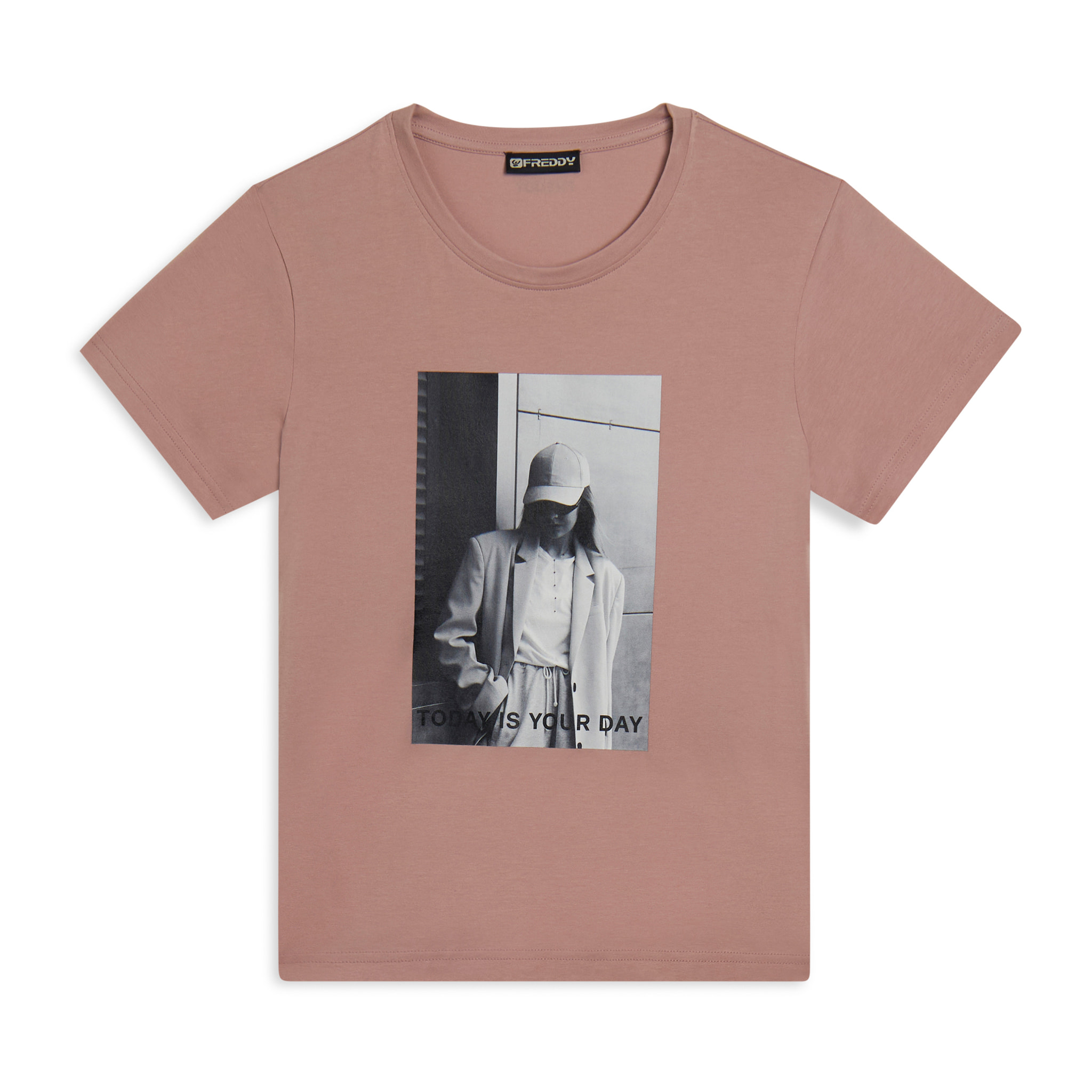 T-shirt donna regular con stampa fotografica