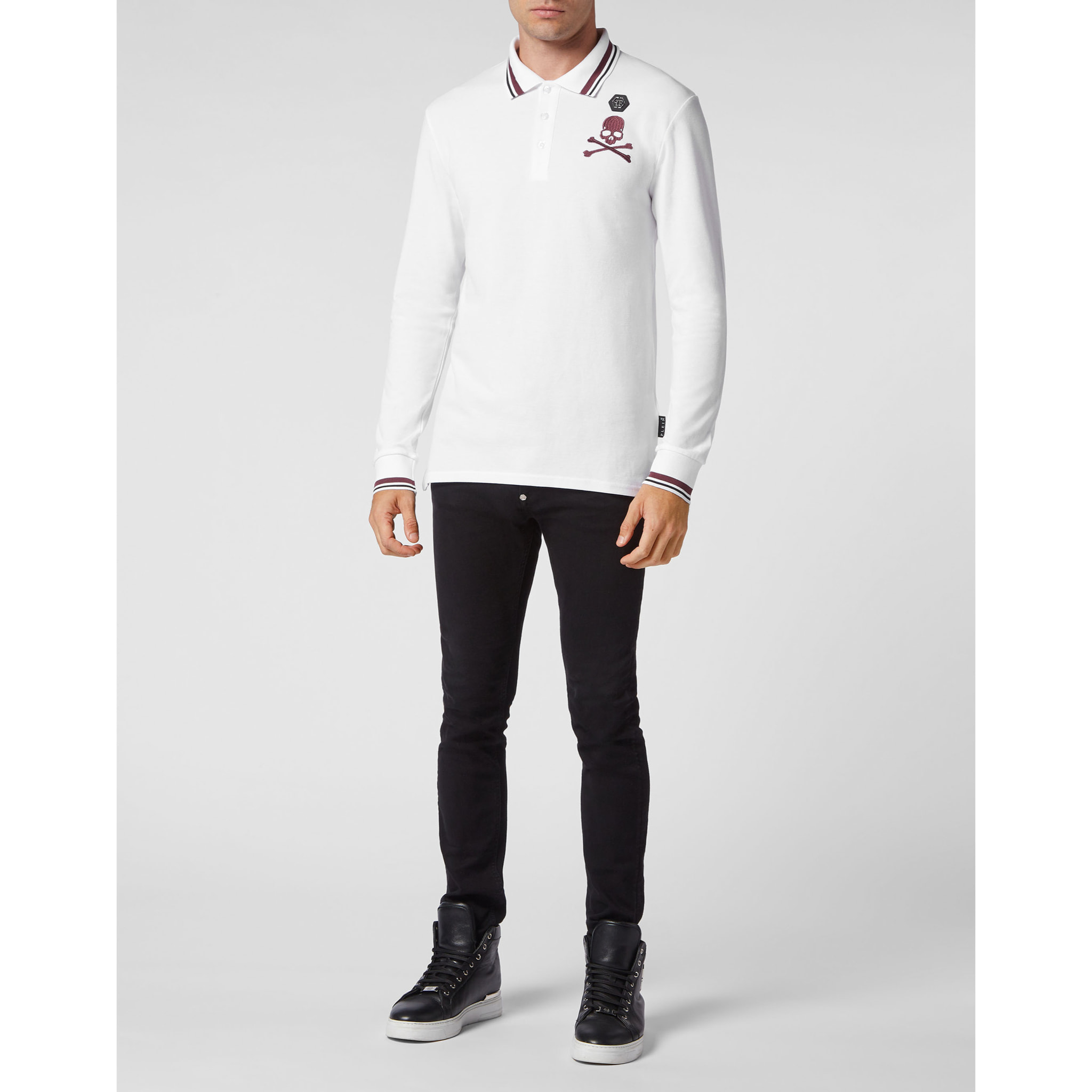 PHILIPP PLEIN T-Shirt Round Neck SKULL&BONES