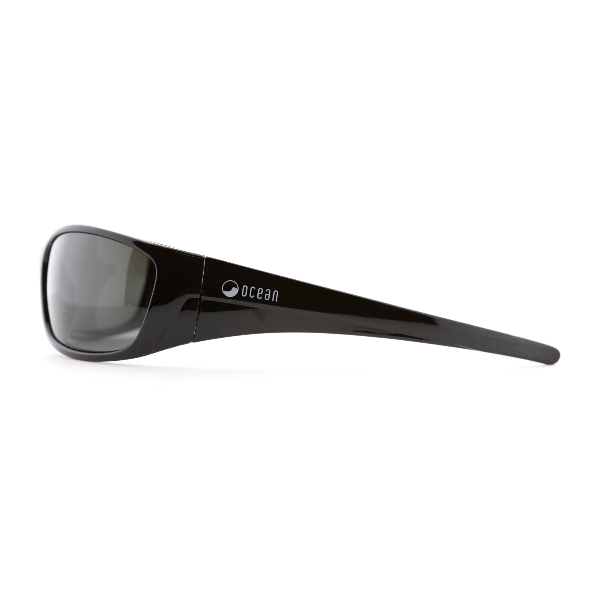 Gafas de deportes acuáticos OCEAN BERMUDA - Negro brillante / Ahumada