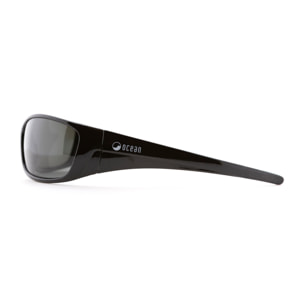Gafas de deportes acuáticos OCEAN BERMUDA - Negro brillante / Ahumada