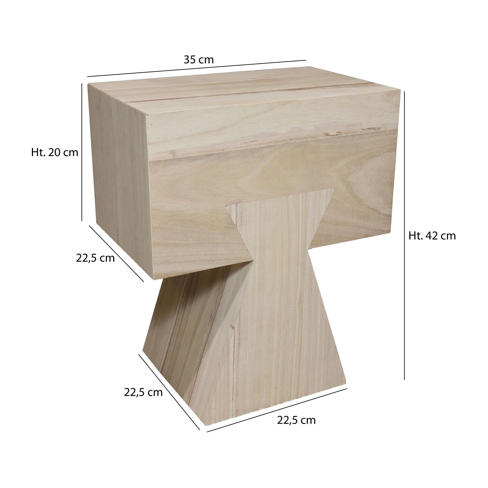 Meuble d'appoint en bois  LINE