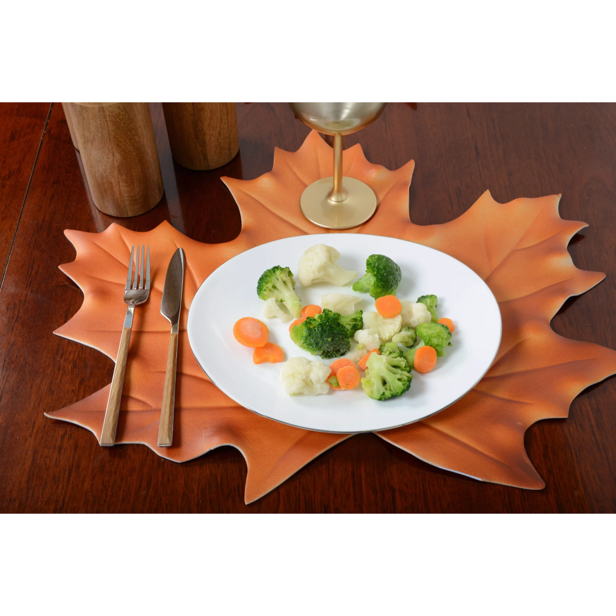 Lot de 6 ASSIETTE DE TABLE OVALE BORD PLATINE