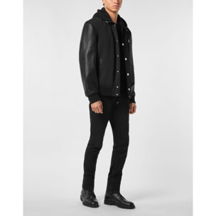 PHILIPP PLEIN Bomber de cuero &AMP