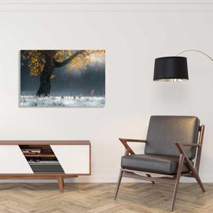 Tableau paysage Souffle d'hiver Tableau alu Dibond