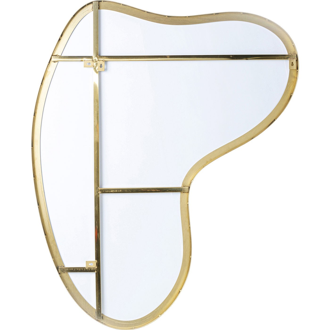 Miroir Shape laiton Kare Design
