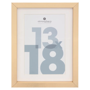 Cadre photo "Manu" doré 13x18cm