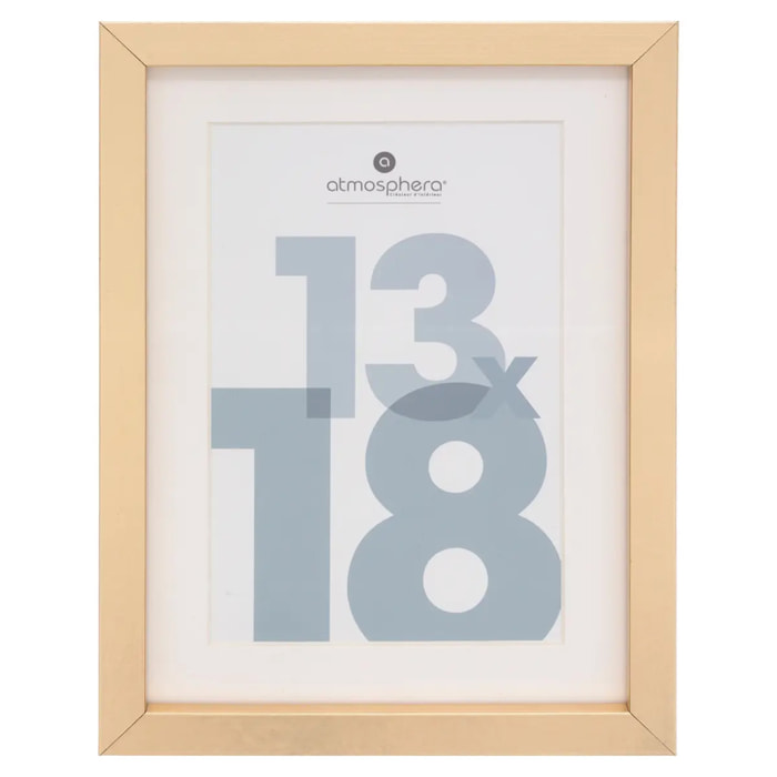 Cadre photo "Manu" doré 13x18cm