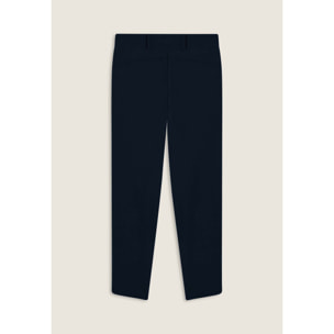 Pantaloni slim fit con spacchi laterali