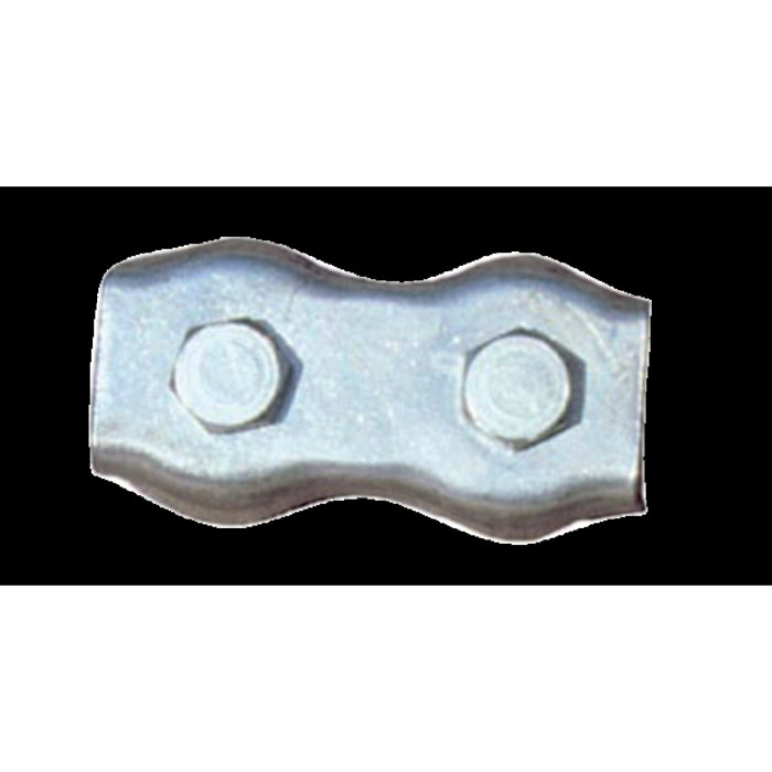 Paire de serre-câble plat 2 boulons VISO - Ø 6 mm - SCP602NS