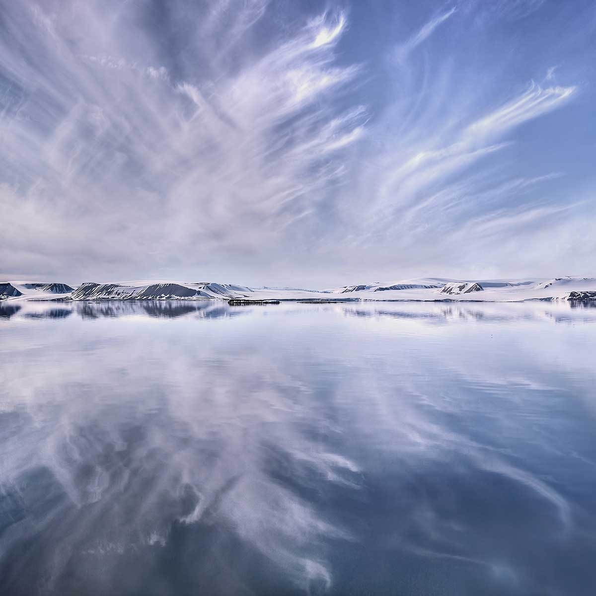 Tableau paysage Une Journee en Arctique Tableau plexiglas