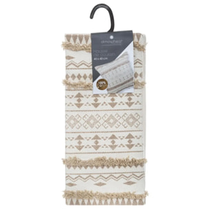 Housse de coussin tuftée "Etnik" beige 40x40cm