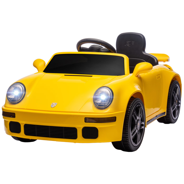 Voiture électrique enfant licence officielle RUF CTR 2017 12V 5Km/h max. télécommande nombreux effets jaune