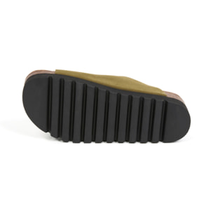 Sandalia Plataforma Kaki Mujer BILLOWY CAQUI