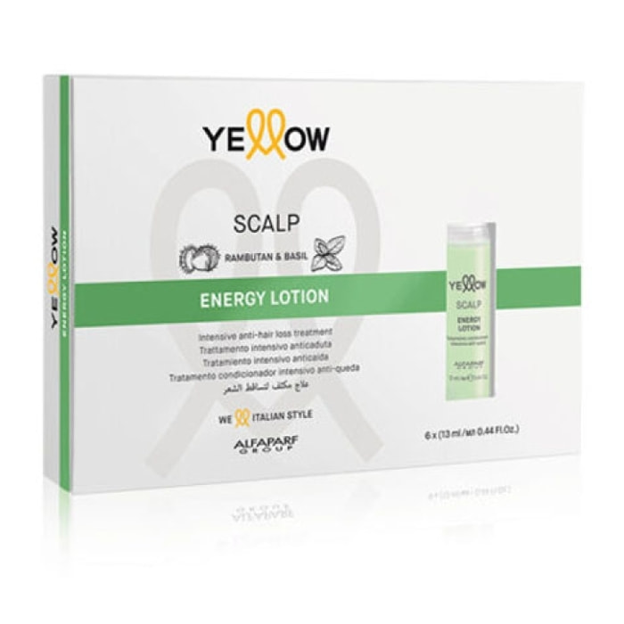 ALFAPARF Yellow Scalp Energy Lotion 6x13ml