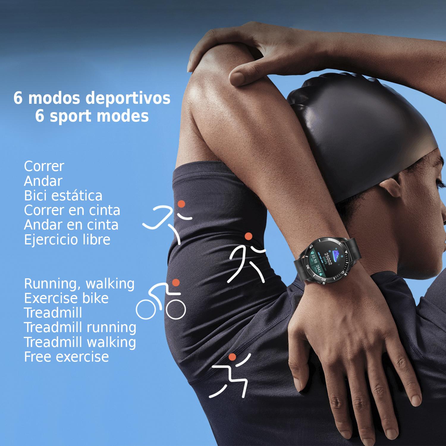 Smartwatch M25 musica speciale. Chiamate Bluetooth, monitor O2 cardiaco e sanguigno. 6 modalità sportive.