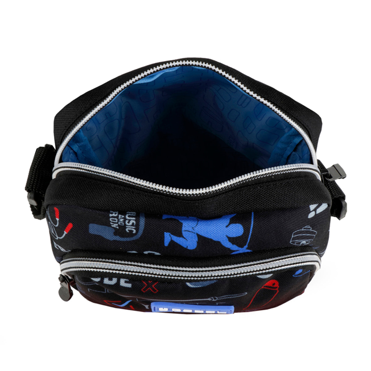 Bandolera infantil Gabol TRAINING negra y resistente al agua