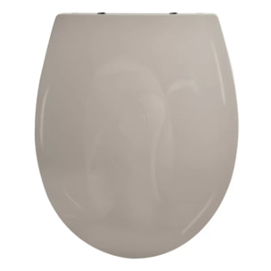 ABATTANT WC BROOKE  PP 100% RECYCLE TAUPE BRILLANT SPIRELLA