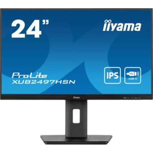 Ecran PC IIYAMA PROLITE XUB2497HSN-B2 24'' Plat IPS