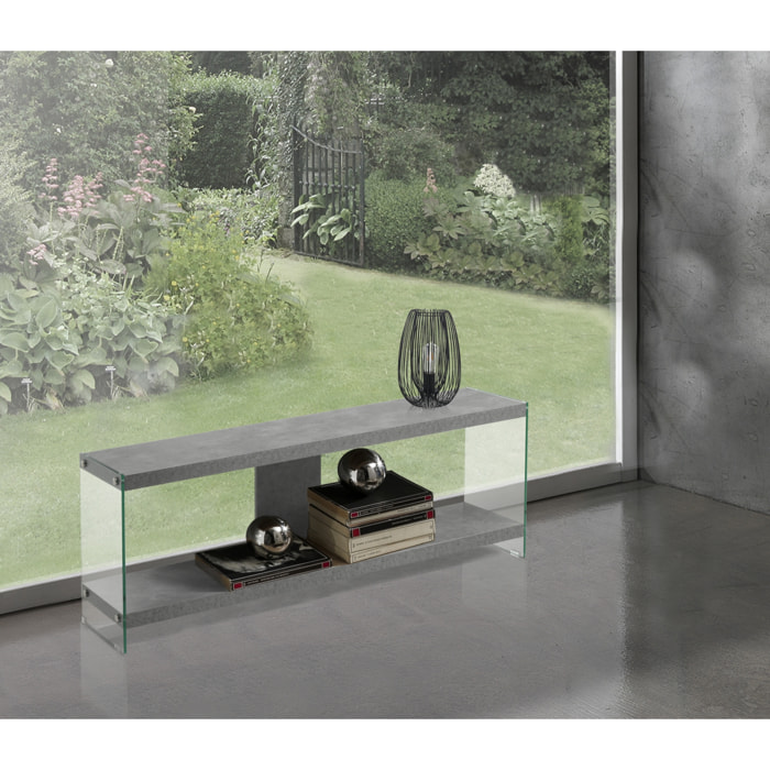 Tomasucci Meuble TV NANCY CIMENT Multicolore