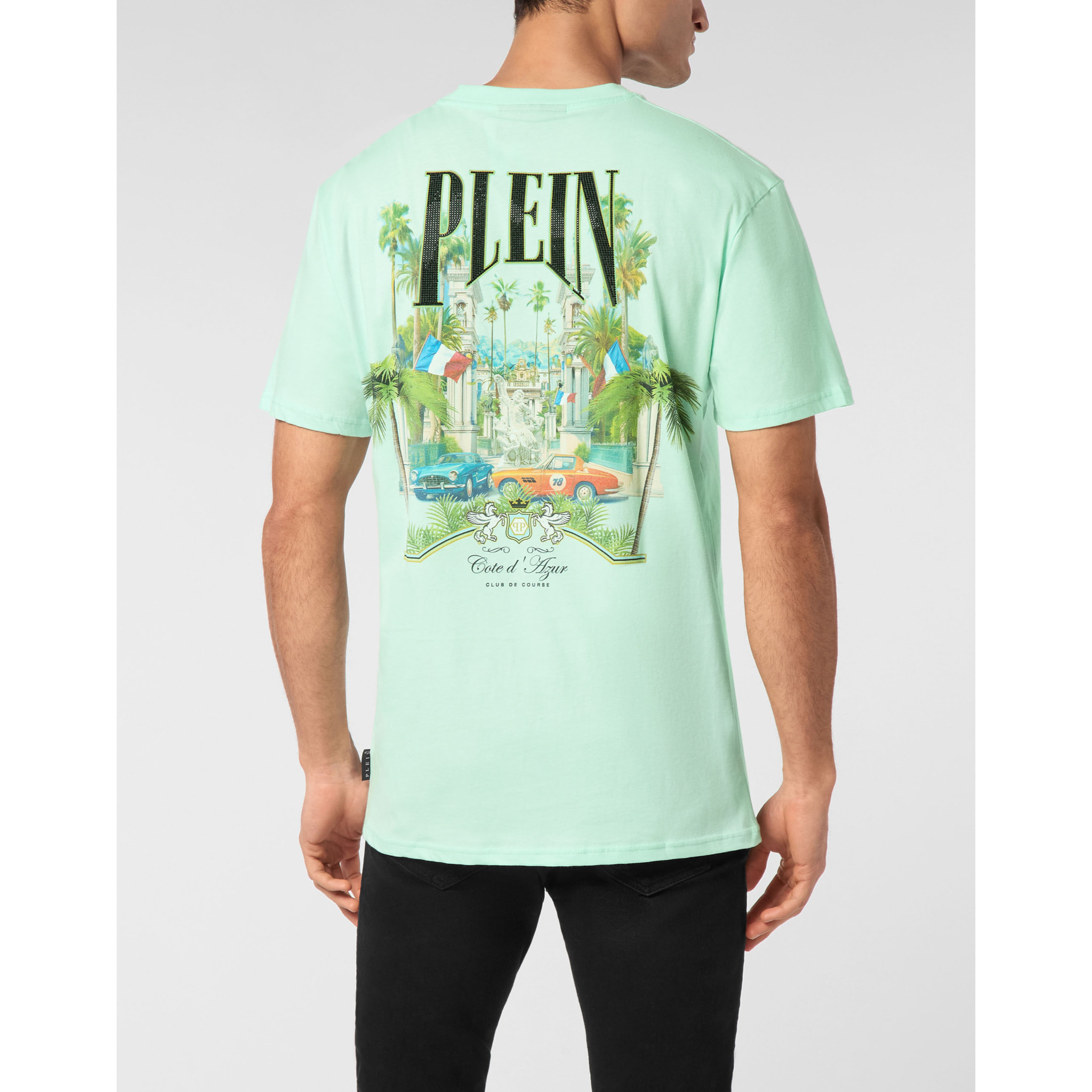 PHILIPP PLEIN Camiseta Cuello Redondo RACING
