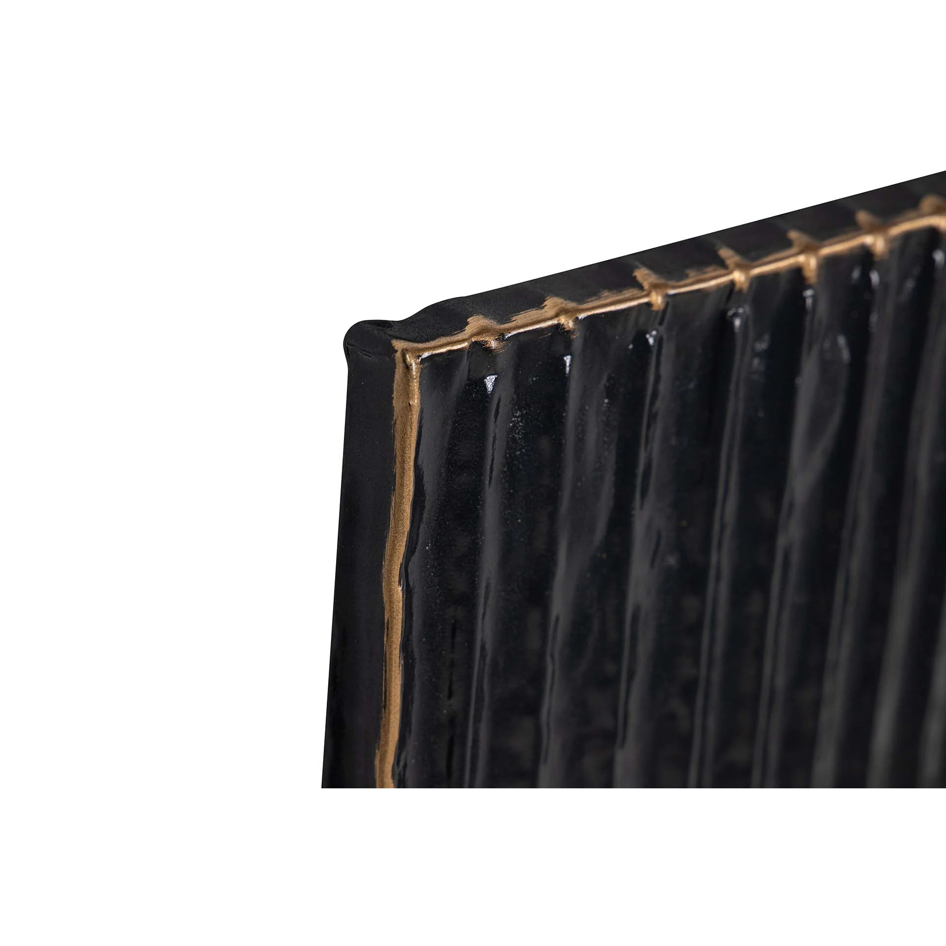 Adorno Pared Metal Negro Blanco 88x5x60 Cm