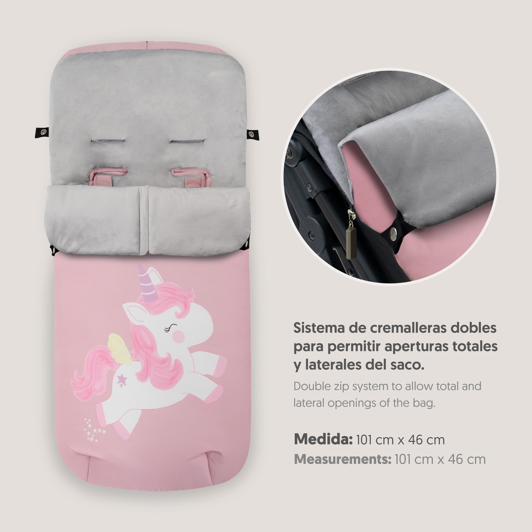 Saco Carro Universal Unicornio