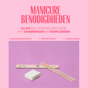 Kit de manucure avec lampe UV LED peche