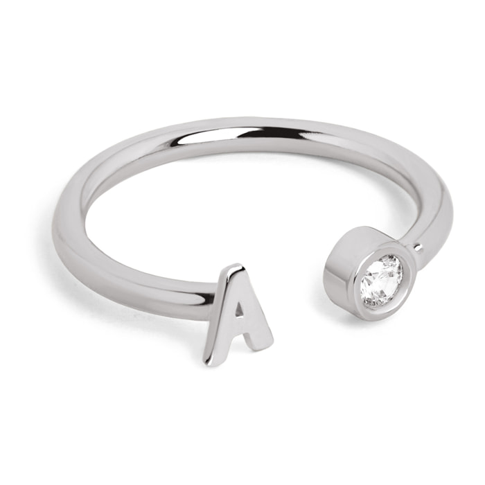 Anillo Personalizado Letter Spark Acero
