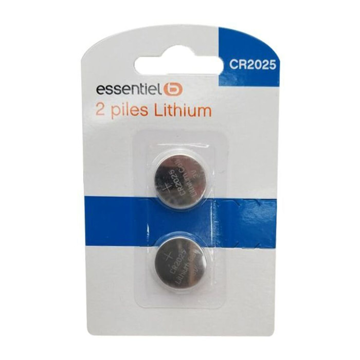 Pile ESSENTIELB CR 2025 2 piles Lithium