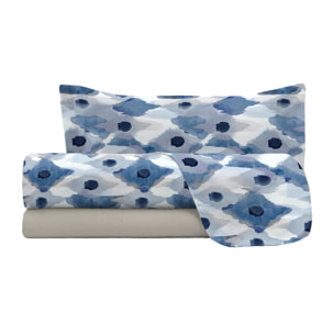 COMPLETO LETTO FASHION, 100% Microfibra, No Stiro - CALYPSO