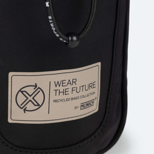 RECYCLED X 2.0 CROSBODY SLIM BLACK