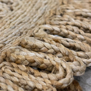 Tapis rond en jute tissé à la main 140cm JERICO