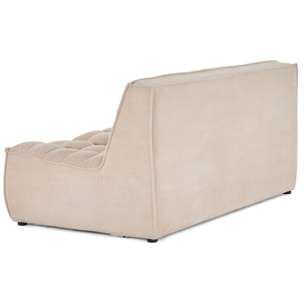Ellie - canapé 2 places en velours texturé - Beige