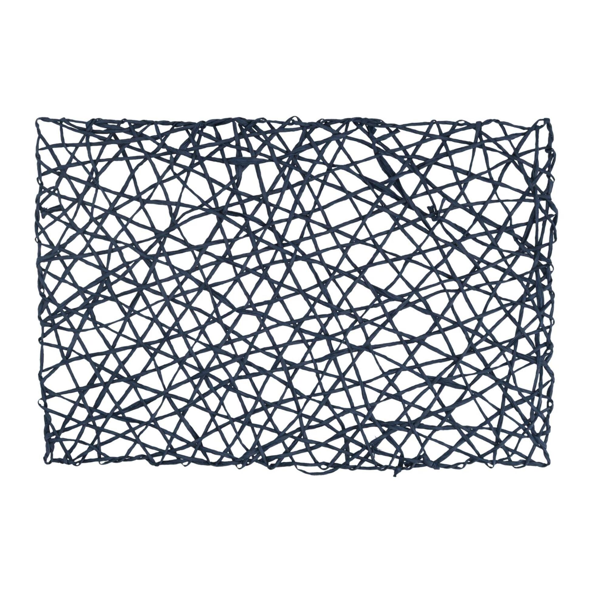 Tovaglietta in carta blu rettangolare cm45x30