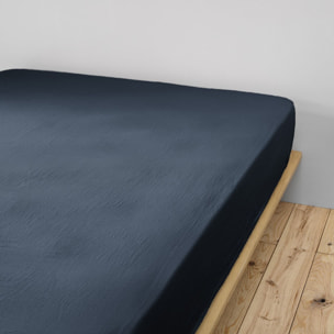 Drap housse - bonnet:30cm - 100% gaze de coton