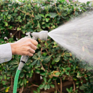 Pack Pistola d'Acqua a Pressione con Serbatoio 8 in 1 e Tubo da Giardino Estensibile InnovaGoods