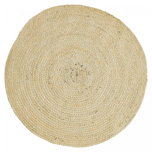 Tapis jute tissé motif uni TUDO