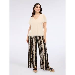 Fiorella Rubino - Camiseta de tul - Beige