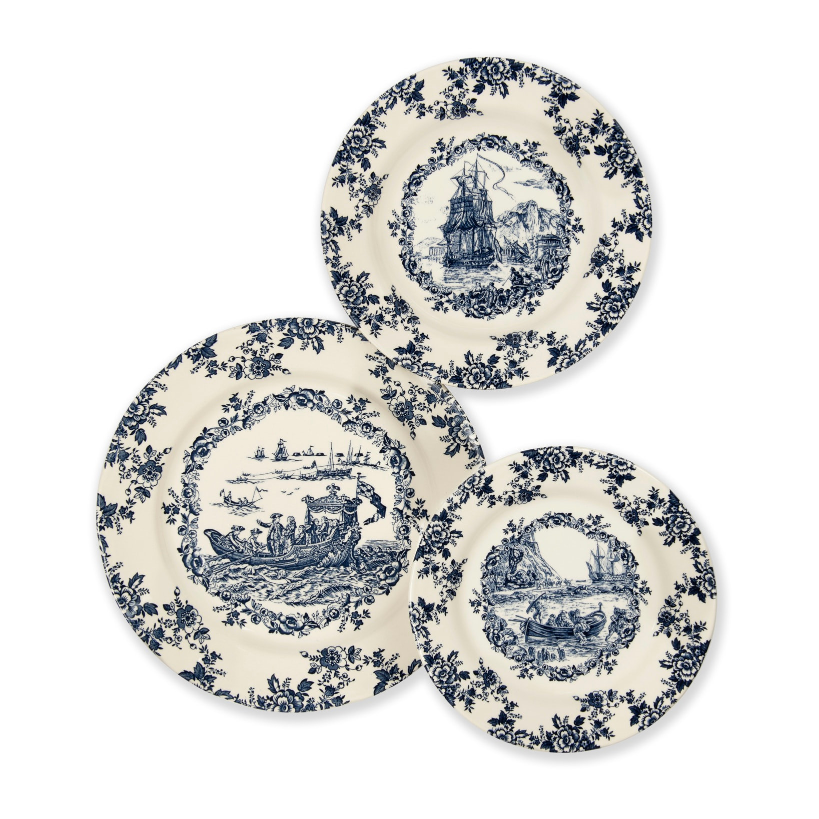 Servizio piatti 12 pezzi Excelsa – Les Voyages, Ceramica Multicolore