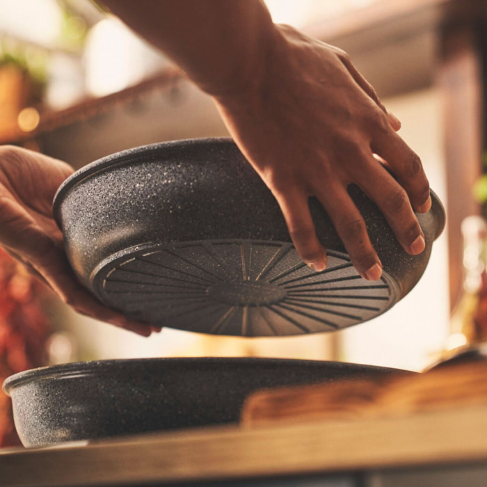 Poêle, 26 cm, Aluminium, Revêtement antiadhésif en céramique