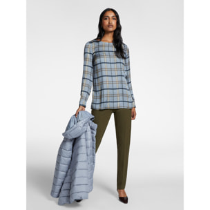 Elena Mirò - Blusa estampada - Gris