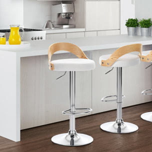 Oresteluchetta Set 2 Sgabelli LYON WOOD