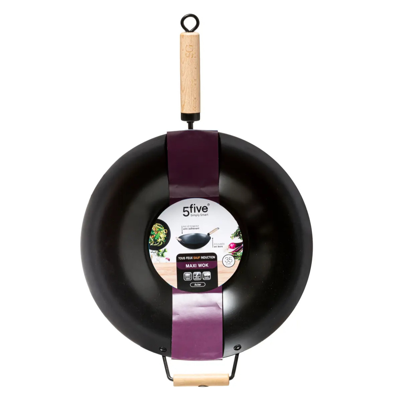 Wok fonte 35cm