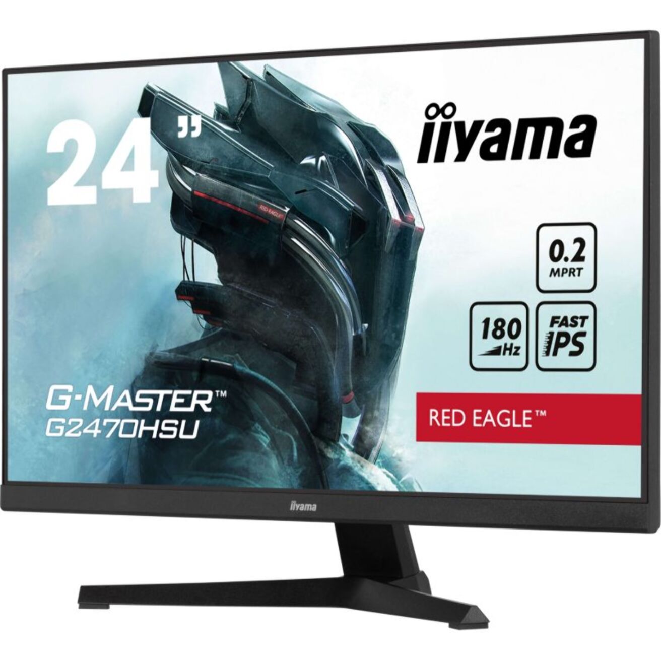 Ecran PC Gamer IIYAMA G-Master G2470HSU-B6 Plat 24'' Fast IPS