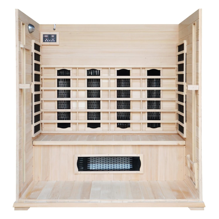 Cabine de sauna luxe infrarouge 4/5 places ABATE