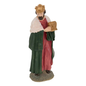 Santon pour crèche de Noël H.20cm résine assorti